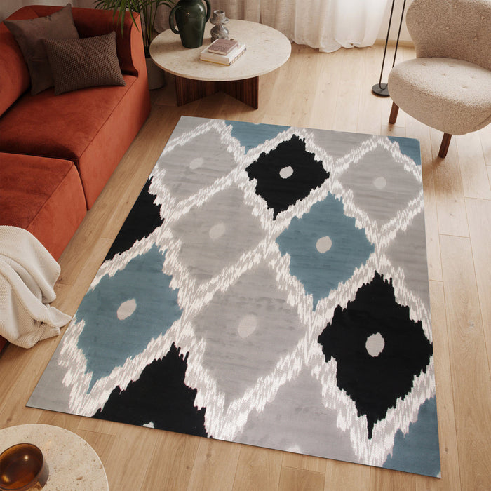 Sisal Axonia Antracite Modern Area Rug