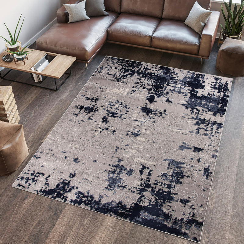 Alin Lunar Tone Modern Area Rug