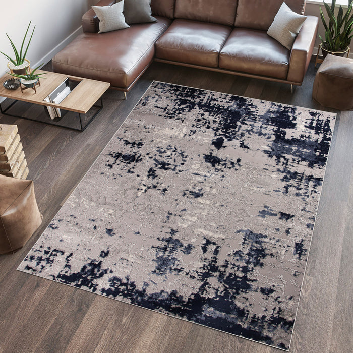 Alin Lunar Tone Modern Area Rug