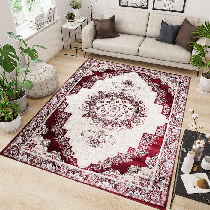 Hereke Lorcan Burgundy Rug