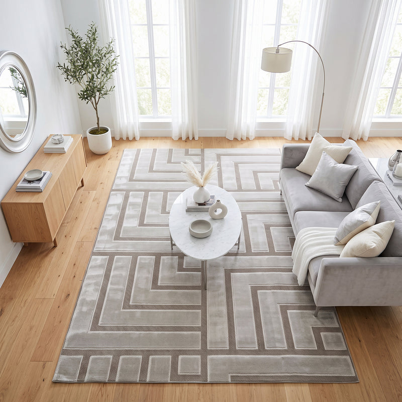 Sisal Pearl Labyrinth Rug