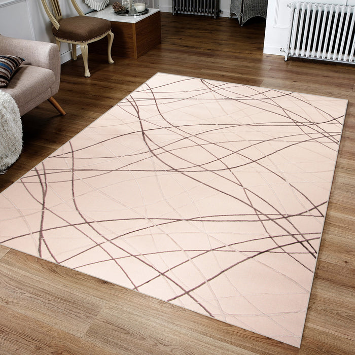 Joburg Selvon Beige Modern Area Rug