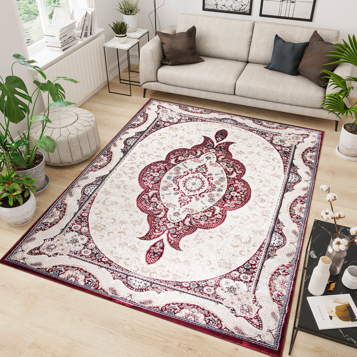 Hereke Orvaz Burgundy Rug