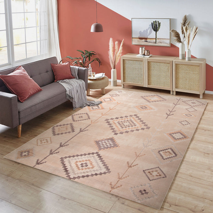 Alin Orryss Beige Modern Area Rug