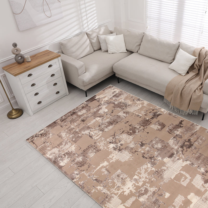 Joburg M’Bali Brown Modern Area Rug