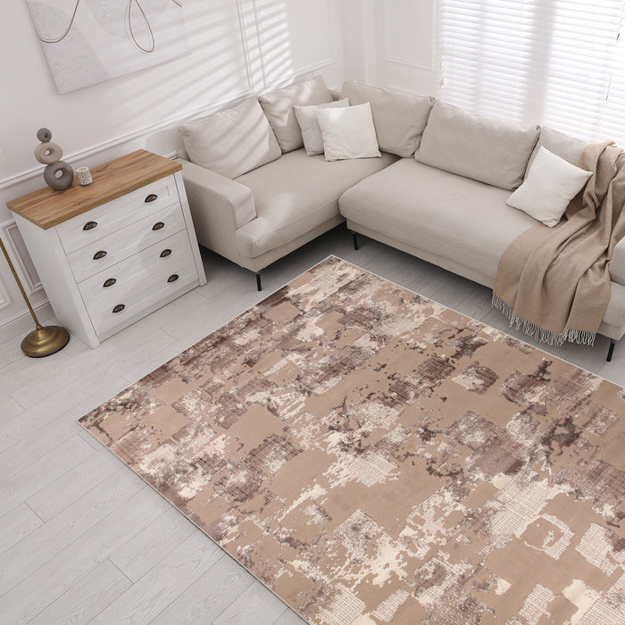 Joburg M’Bali Brown Modern Area Rug
