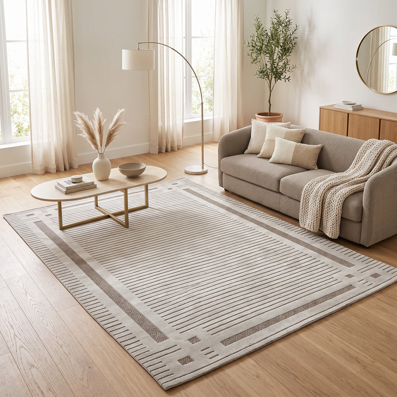 Sisal Diamond Border Rug
