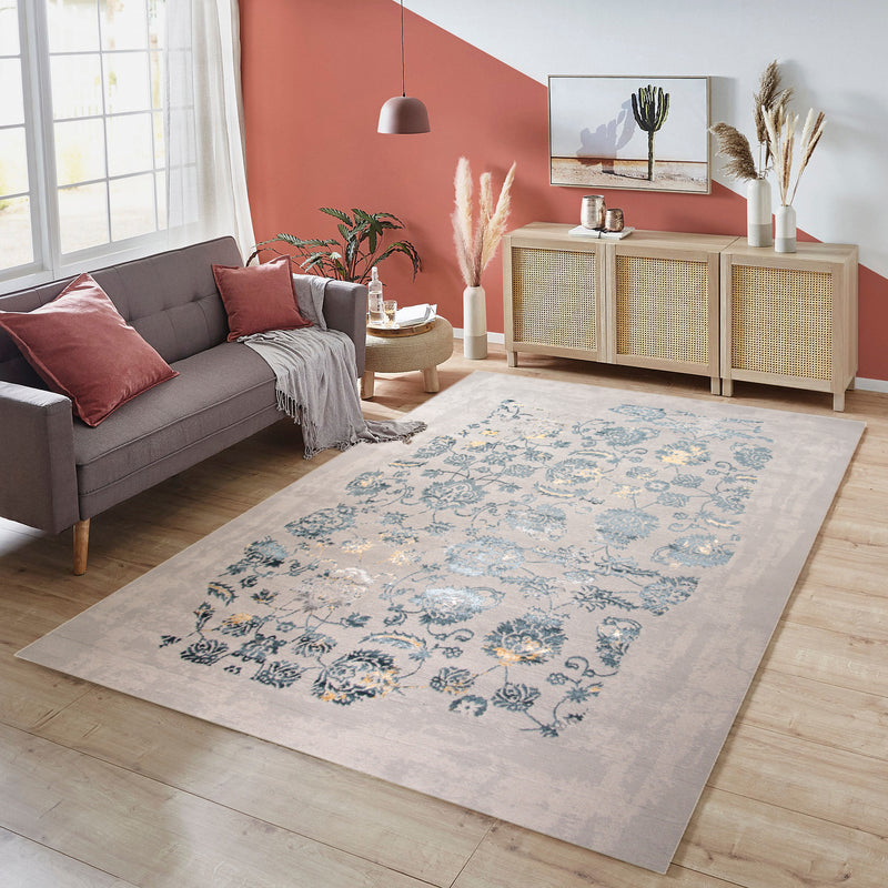 Alin Soryan Grey Modern Area Rug