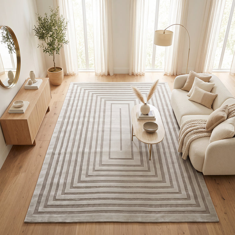 Sisal Infinity Frame Rug