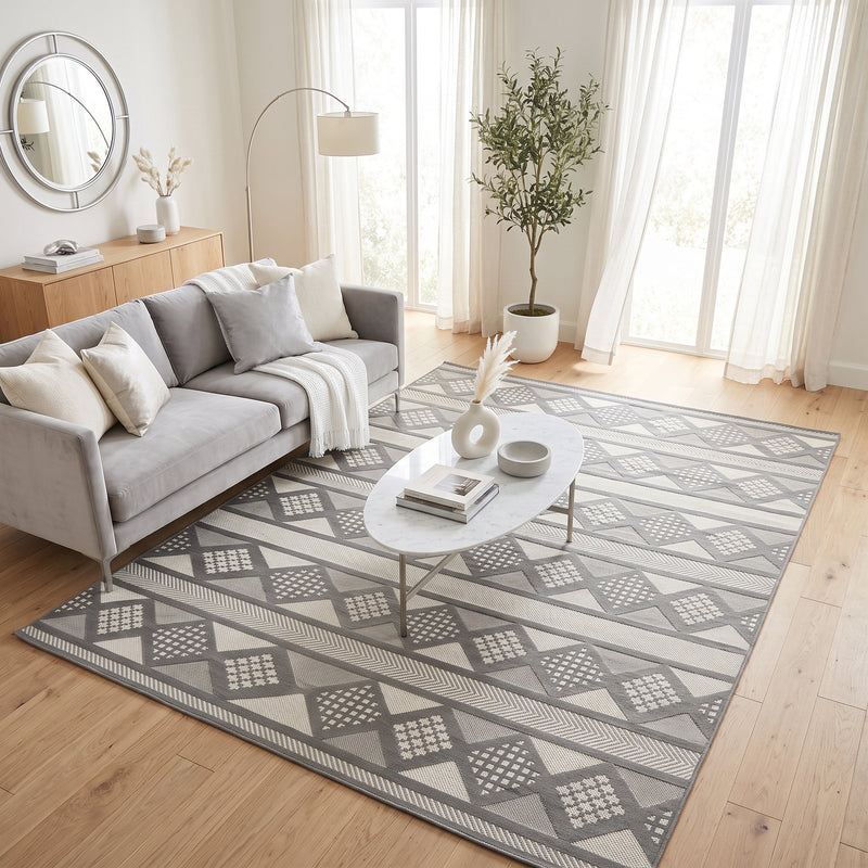 Sisal Grey Kilim Rug