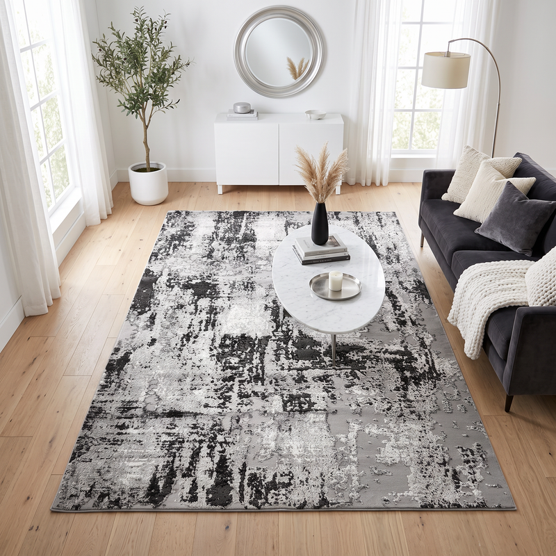 Alin Phantom Grid Rug