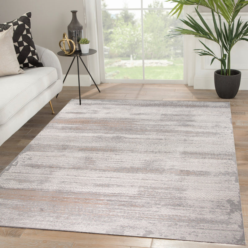 Rainbow Cymo Grey Rug