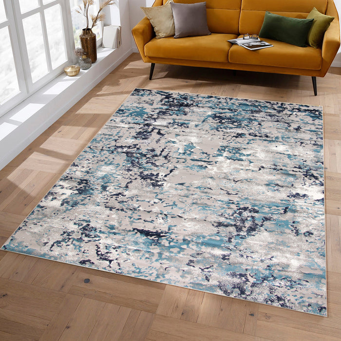 Alin Orvane Grey Blue Rug