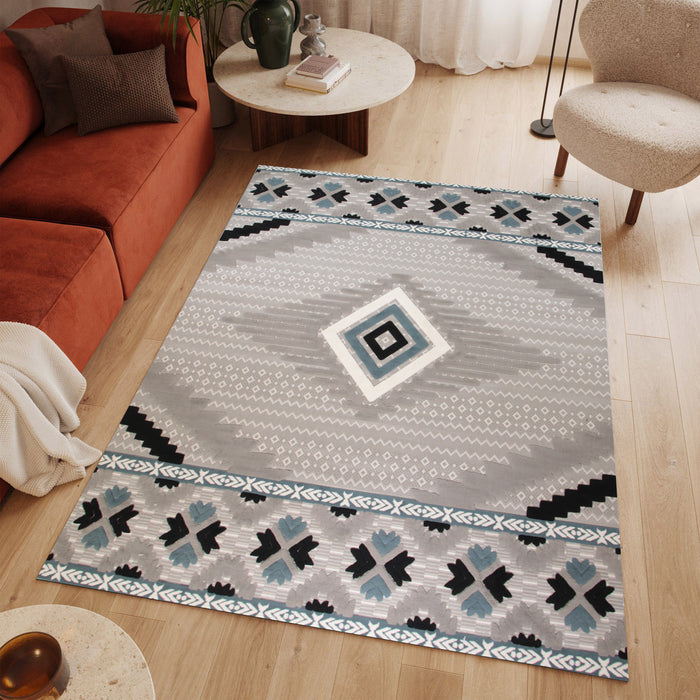 Sisal Trivona Antracite Modern Area Rug