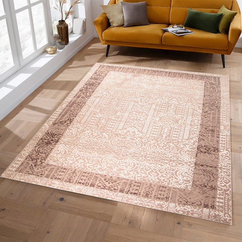 Joburg Kavuro Brown Modern Area Rug