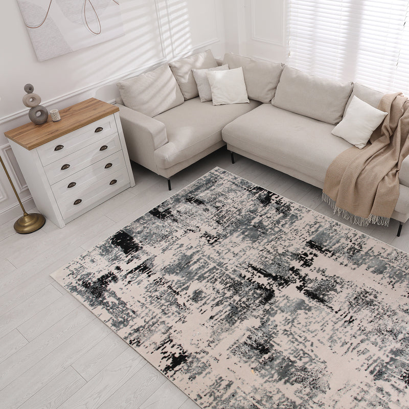 Joburg Luwanga Grey Modern Area Rug
