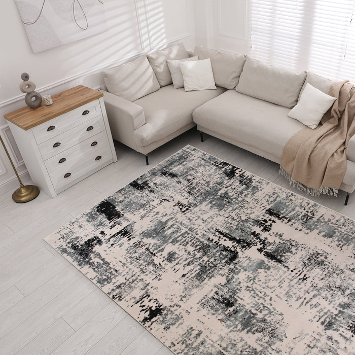 Joburg Luwanga Grey Modern Area Rug