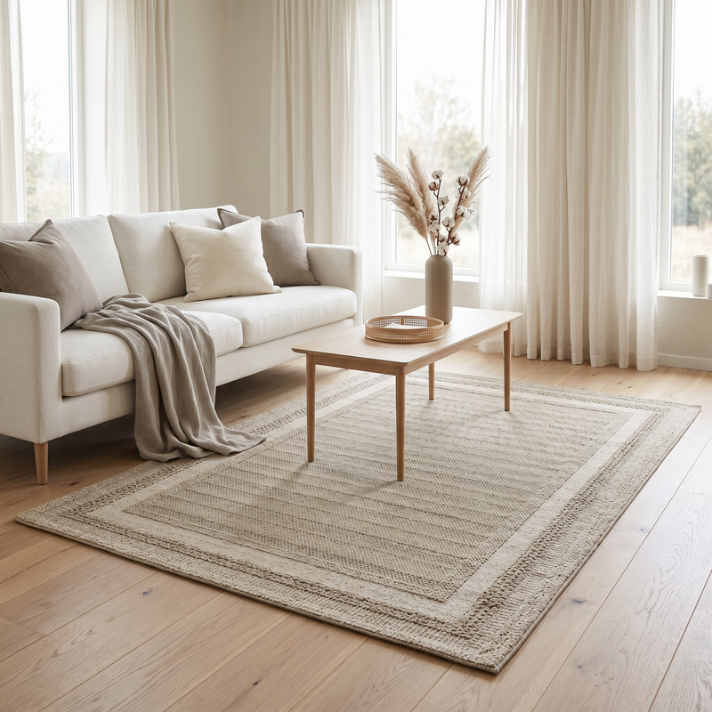 Mona Green Frame Rug