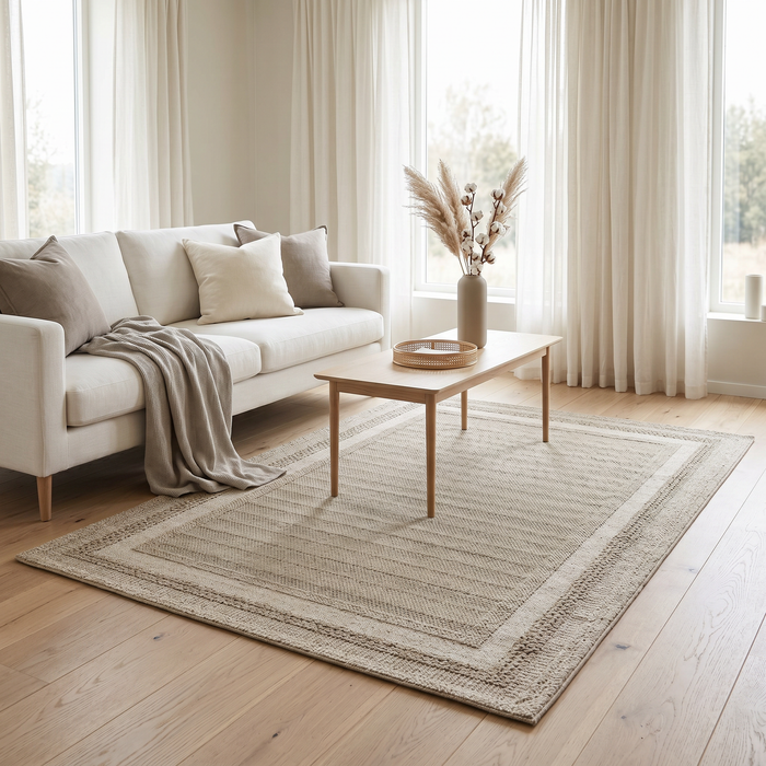 Mona Green Frame Rug