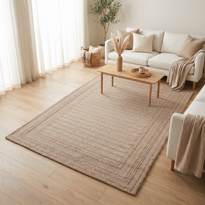 Mona Brown Frame Rug