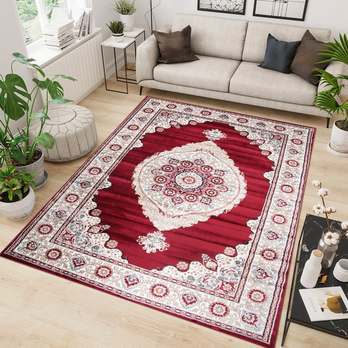 Hereke Kalven Burgundy Rug