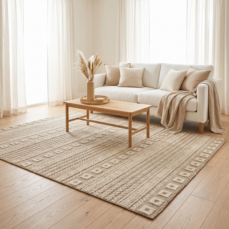Mona Nordic Square Rug