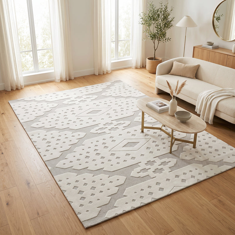 Sisal Berber Diamond Rug