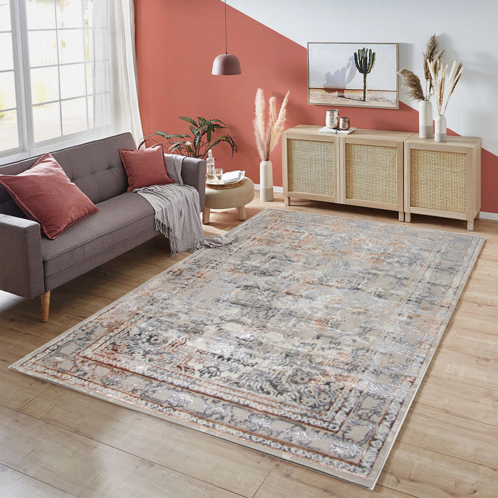 Alin Veyrion Beige Modern Area Rug