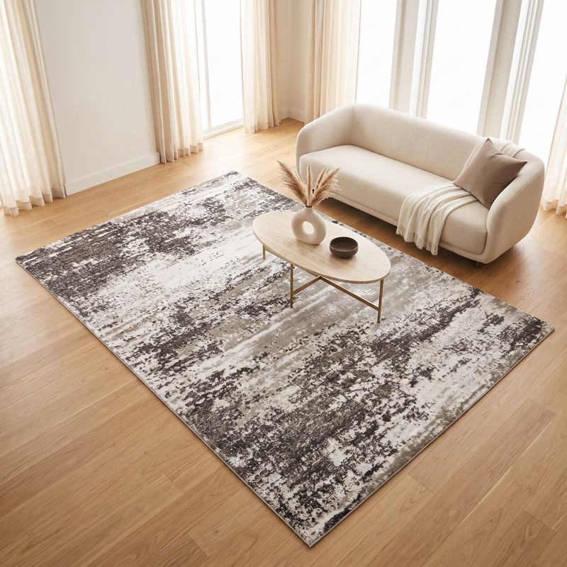 Alin Brown Terrain Rug