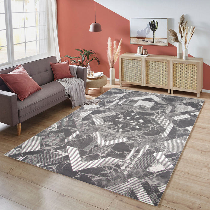 Rani Rug Boutique Rani Antracite Rug - Kristal Carpets