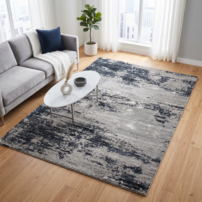Alin Navy Cloud Rug