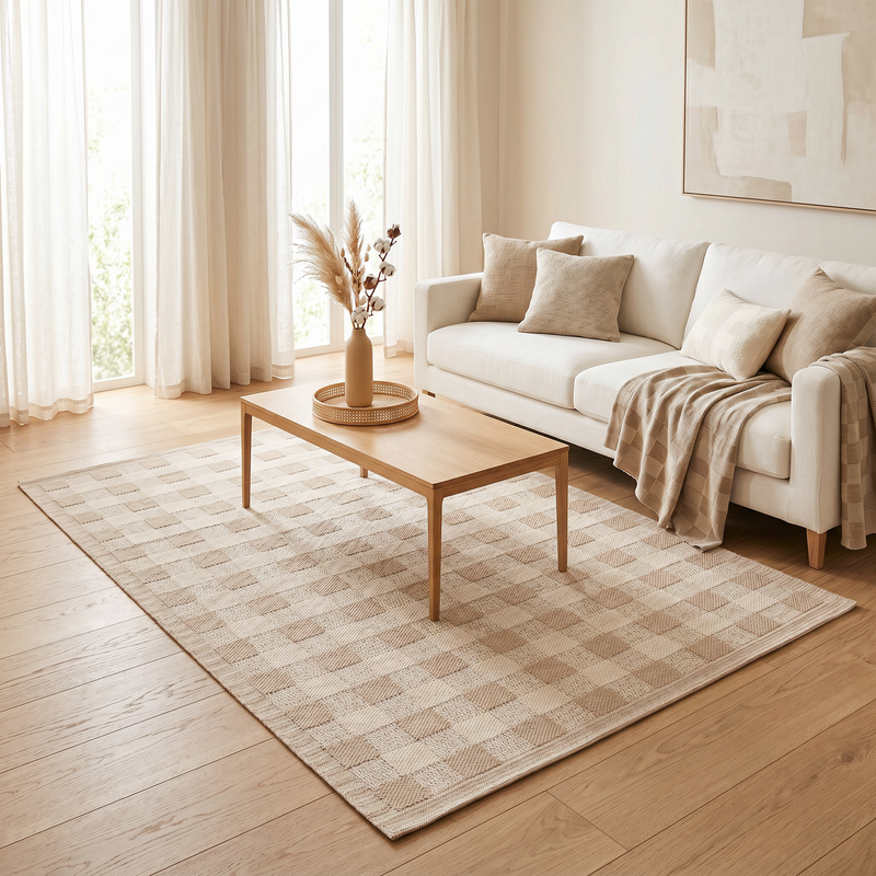 Favori Checker Rug