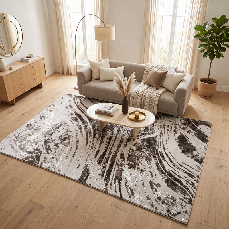 Alin Marble Vein Rug