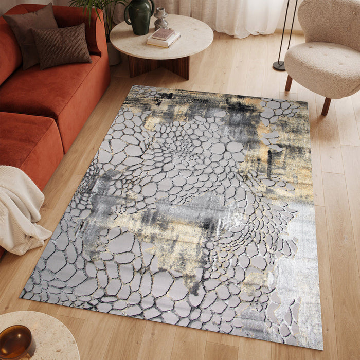 Yumosh Rug Alin Wern Gold Rug - Kristal Carpets