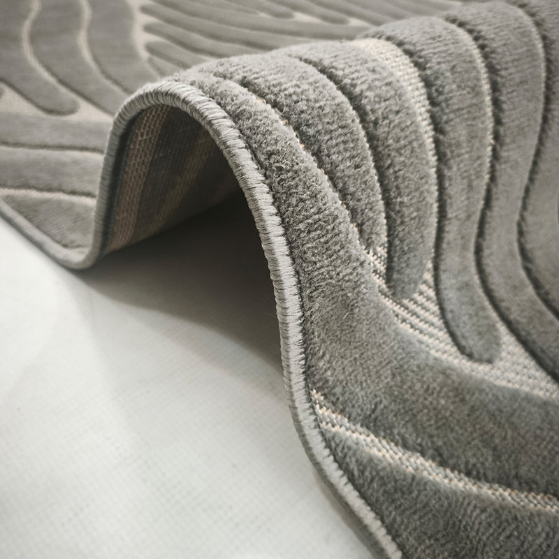 Sisal Silver Carved Rug