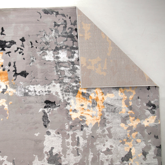 Alin Ophyrel Grey Modern Area Rug
