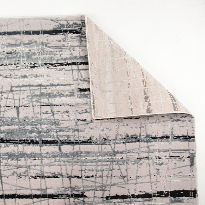 Joburg Phetra Grey Modern Area Rug