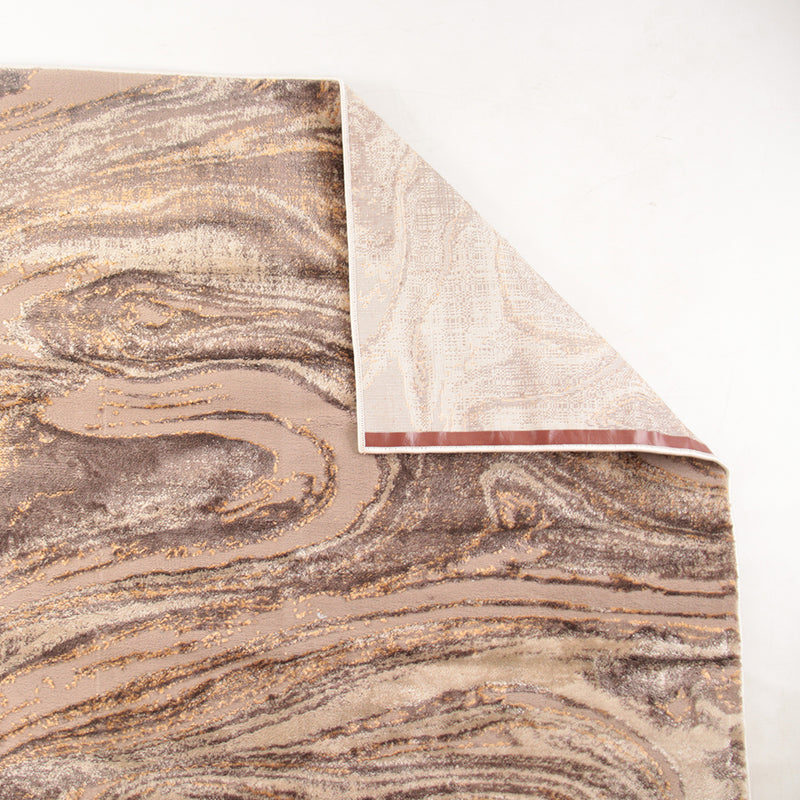 Diamond Aurivon Brown Modern Area Rug