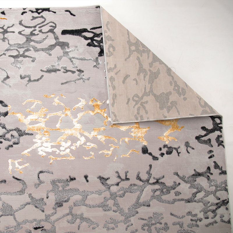 Alin Novyra Grey Modern Area Rug