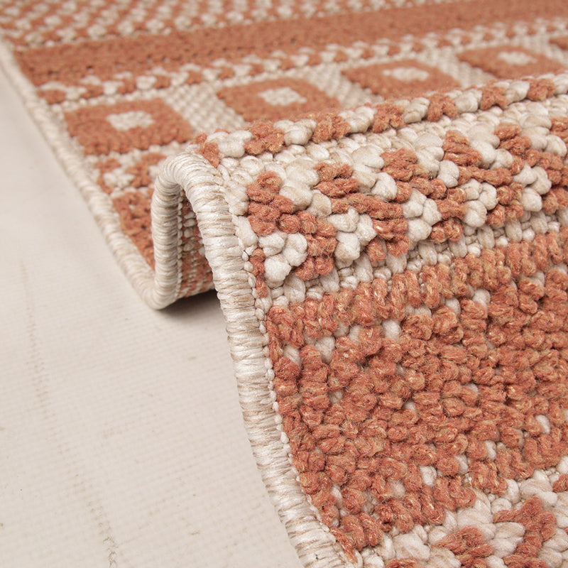 Mona Terracotta Nordic Rug