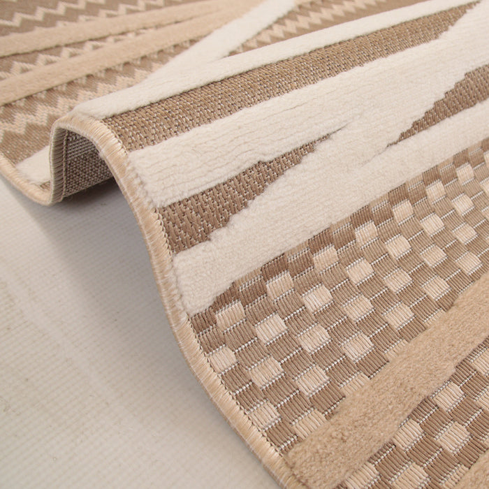 Sisal Quilora Dark Beige Modern Area Rug