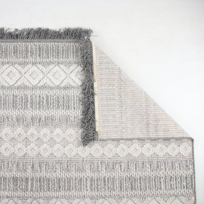 Jute Sahara Weave Grey Rug