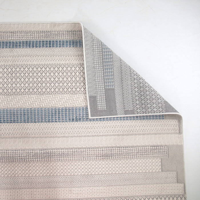 Rainbow Zeraphis Cream Grey Rug