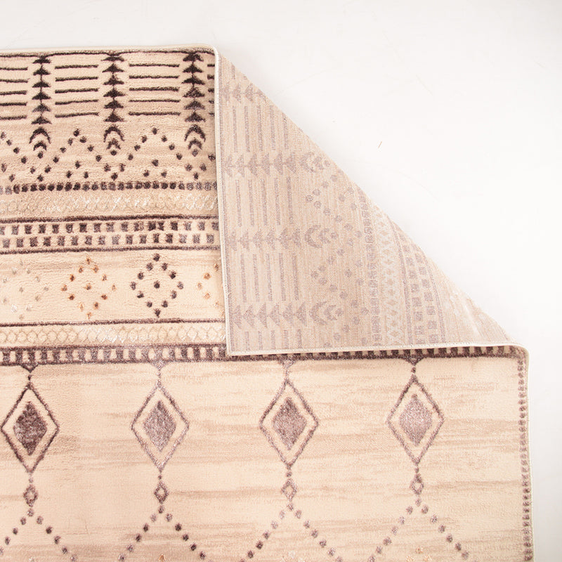 Alin Zyneth Brown Modern Area Rug