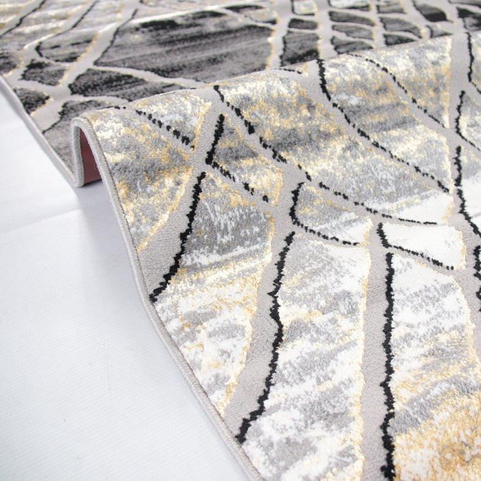Alin Sylune Gold Grey Rug