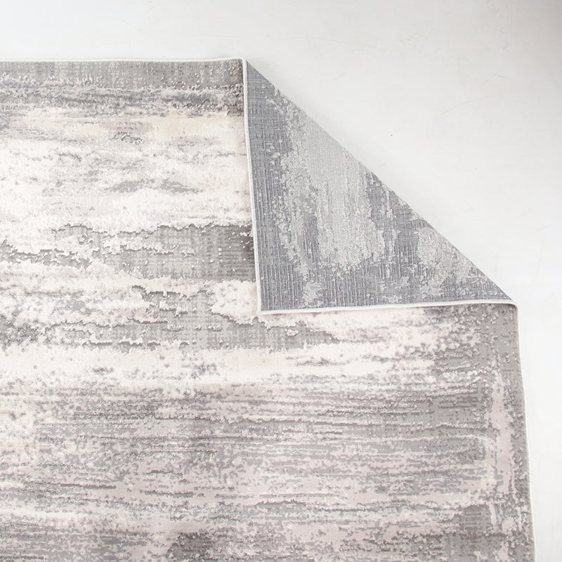 Rainbow Lunava Grey Modern Area Rug