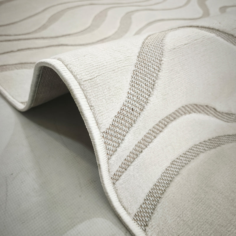 Sisal Ivory Wave Line Rug