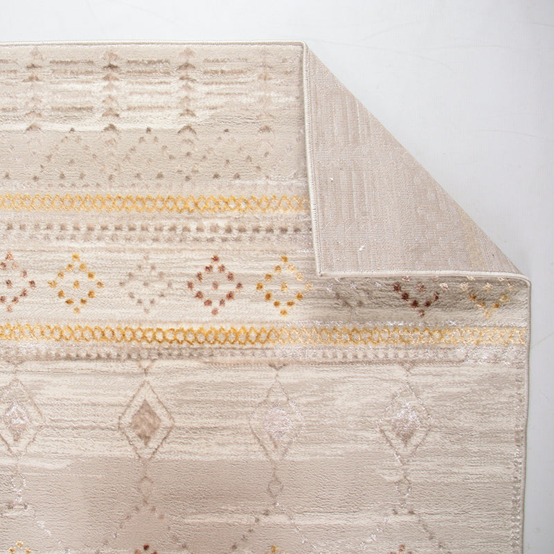 Alin Vornis Beige Modern Area Rug