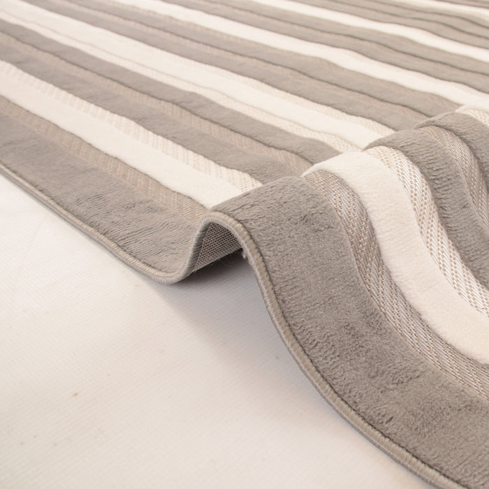 Sisal Rectiva Dark Grey Modern Area Rug