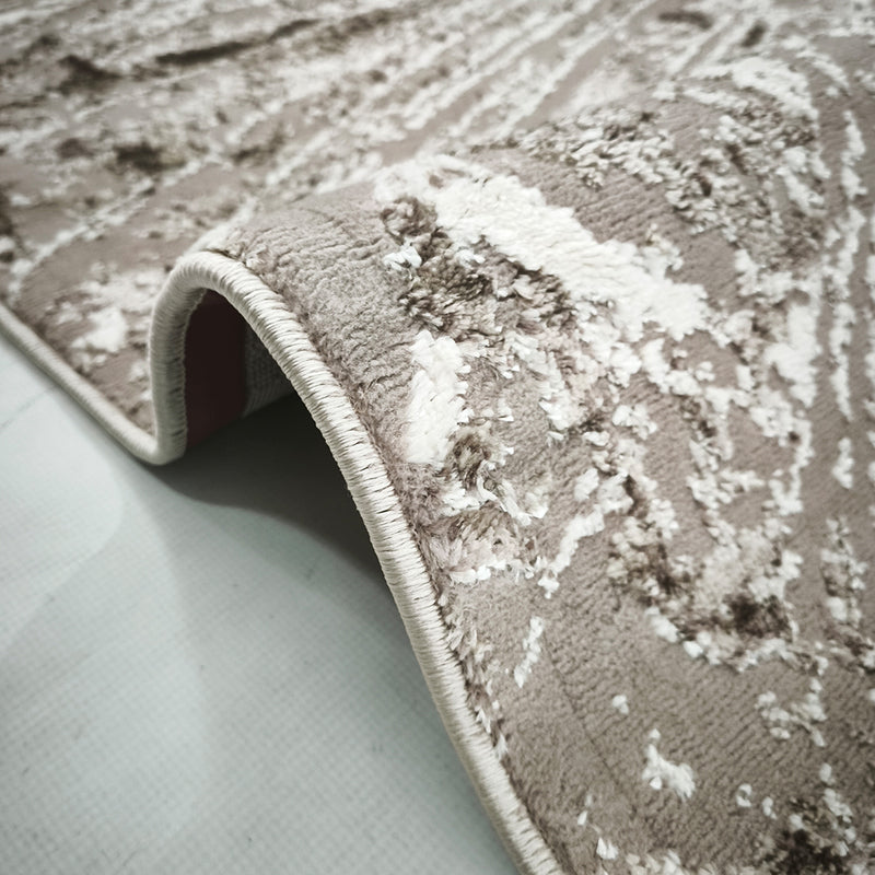Alin Beige Wave Rug